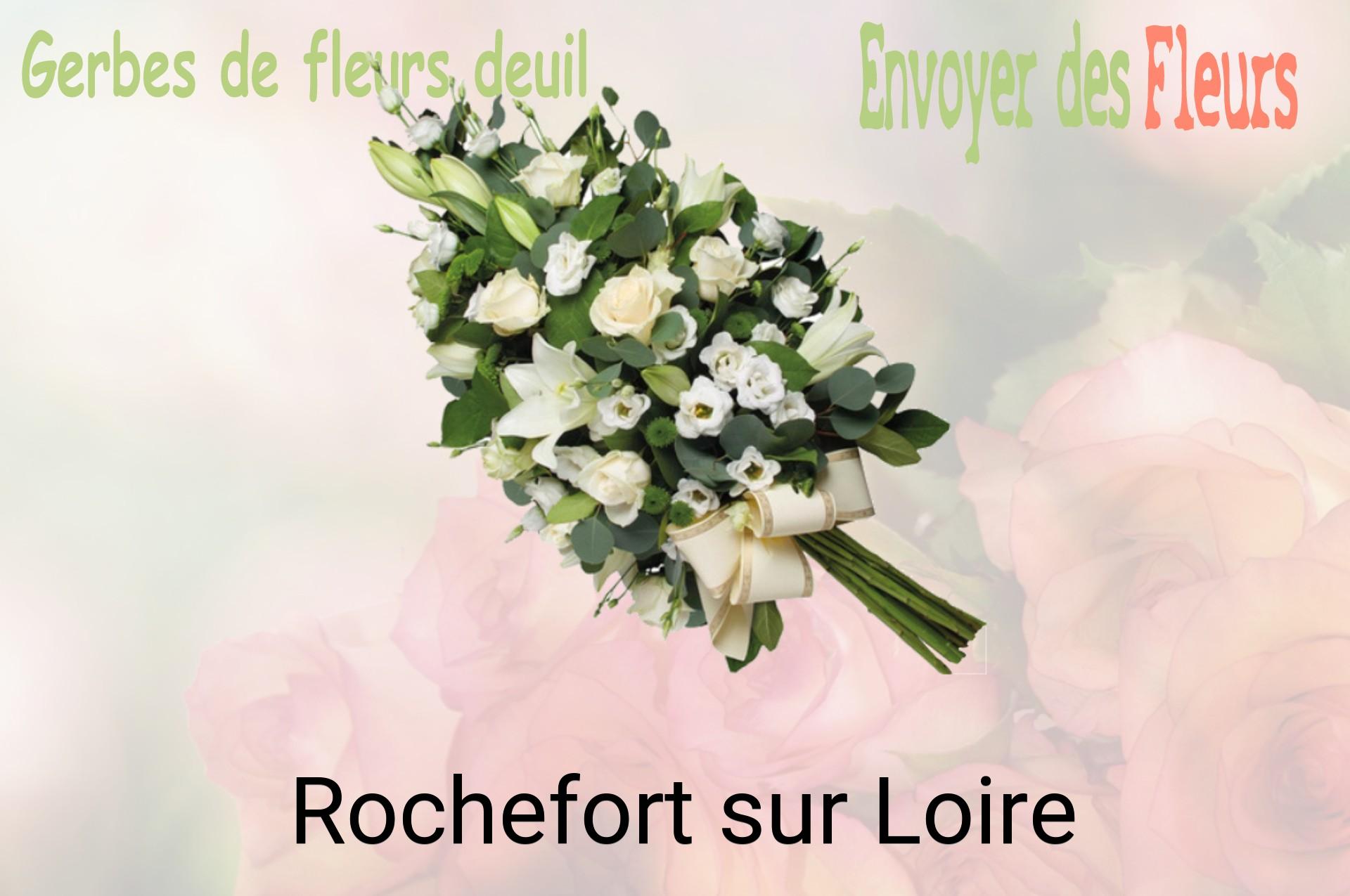 Gerbe de fleurs de deuil livrée à Rochefort-sur-Loire